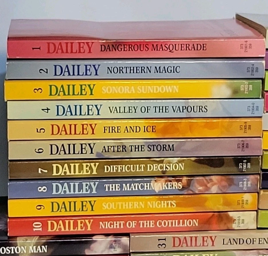 NEW Vtg Americana Complete Series Collectors Ed. 50 PB Janet Dailey Harlequin Foto 2 de 4