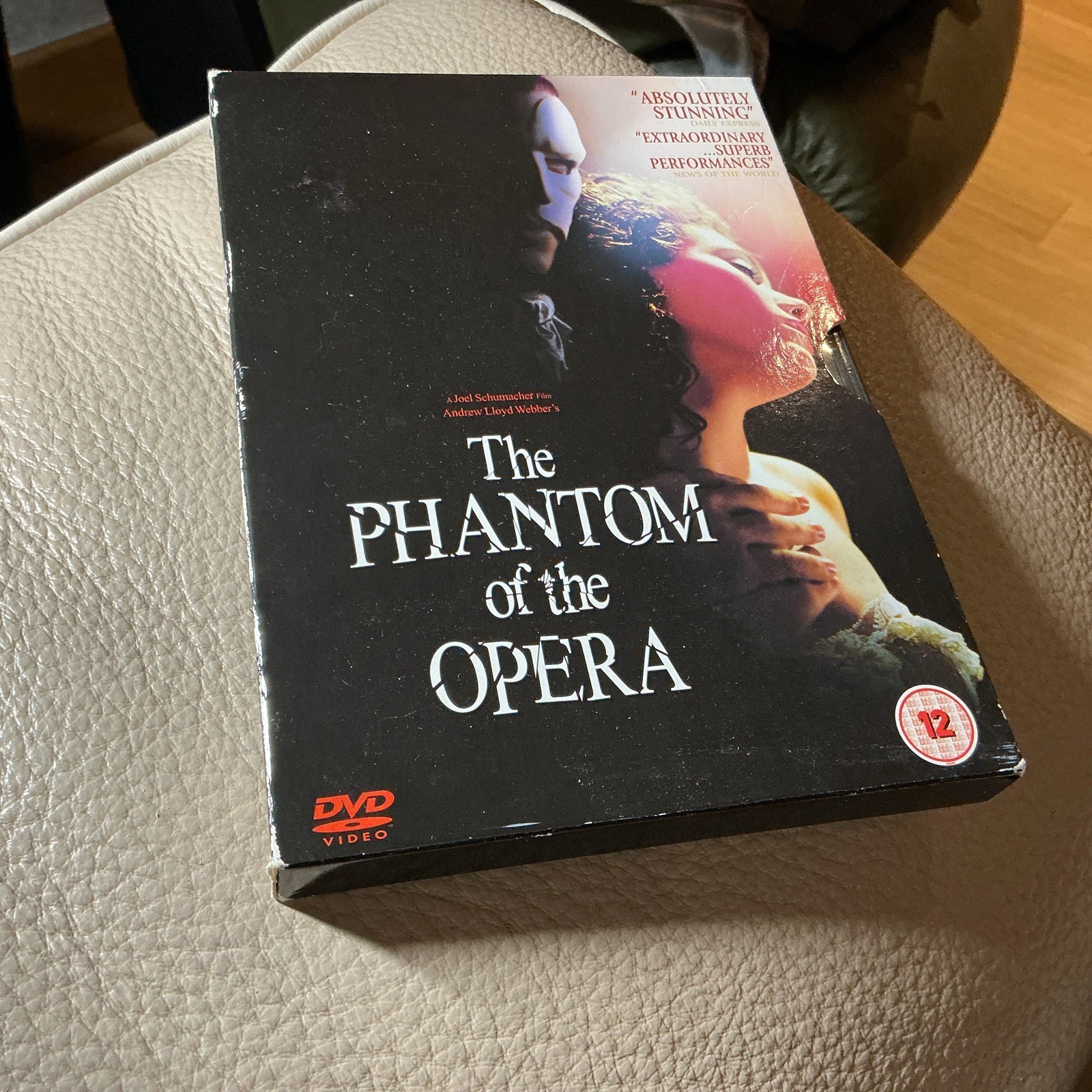The Phantom of the Opera DVD (2005) Gerard Butler, Schumacher (DIR) cert 12