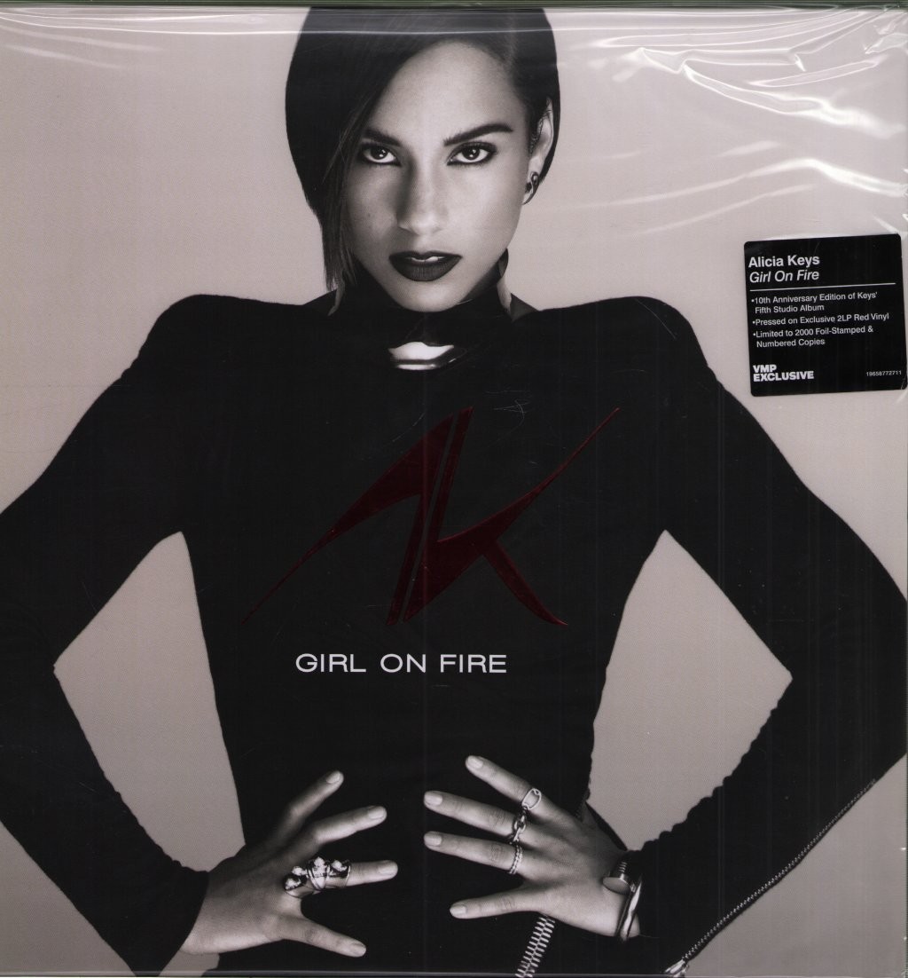 Alicia Keys Girl On Fire double LP vinyl USA Rca 2023 red vinyl 2 LP Vinyl Me