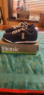 MENS ETONIC TRANS AM SUEDE MIDNIGHT NAVY/PRL US SZ 11.5 BNWB EML 14F-02 RARE  