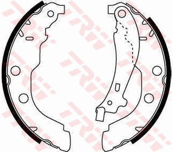 Bremsbackensatz TRW GS8617 FüR 8C 406 8B Peugeot 8E Break 16V Bifuel Hpi HDI 110-image
