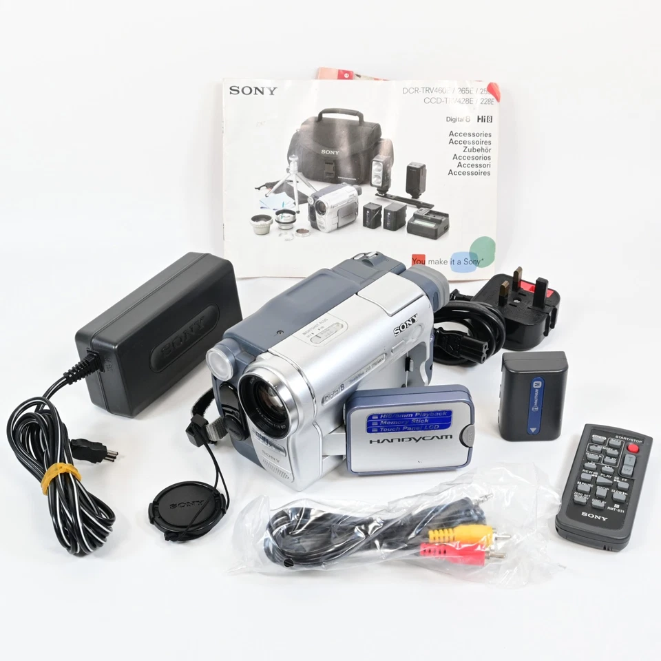 Sony DCR-TRV460E PAL Handycam Camcorder Video Camera Video8/Hi8/Digital8 - VGC! - Image 2 of 4