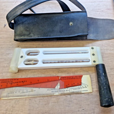 Vintage Casella Whirling Hygrometer sling psychrometer with case Gallenkamp
