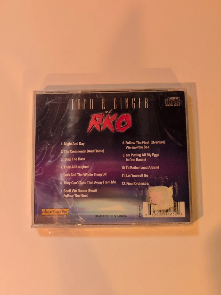 FRED & GINGER AT RKO - FRED ASTAIRE & GINGER RODGERS CD - BRAND NEW (Other) Foto 2 de 4