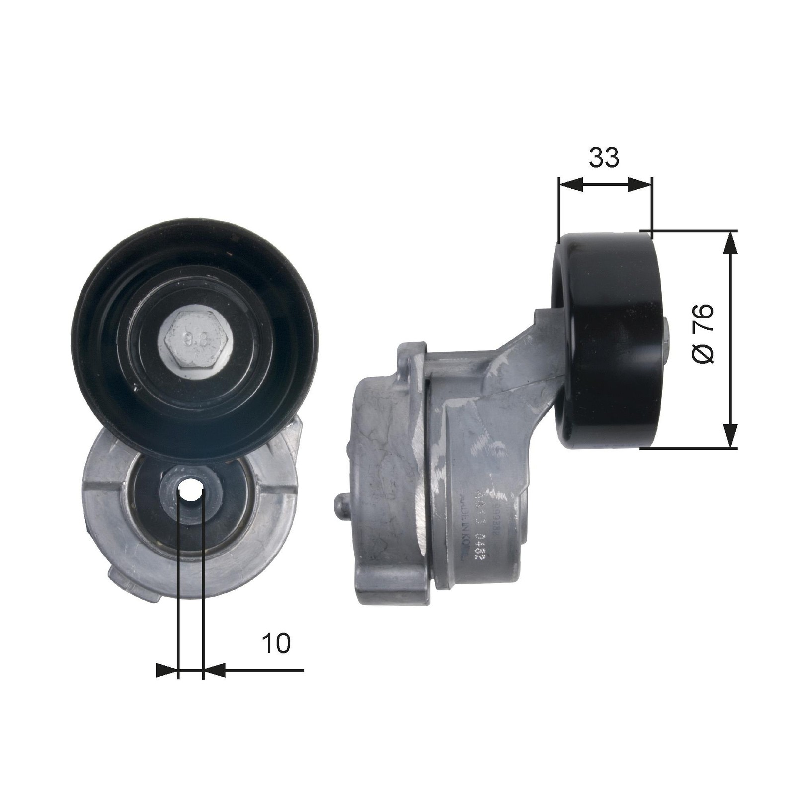 2x ✅Fits GATES T39134 BELT TENSIONER V-RIBBED BELT ⭐UK Seller⭐ - Image 8