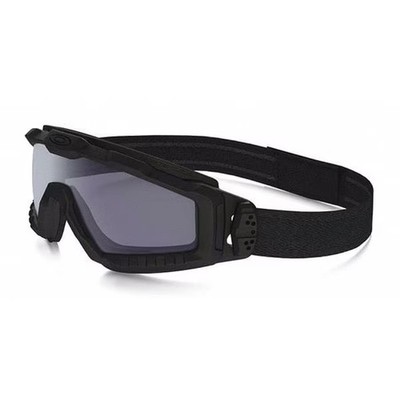 Oakley Halo, Safety Glasses, Anti-Scratch, Gray Lens, Matte Black Frame,