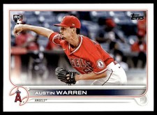 2022 Topps Austin Warren Rookie Los Angeles Angels #495