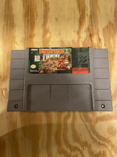 Donkey Kong Country-SNES-Cart Only-Authentic-TESTED & WORKS