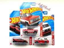 2025 Hot Wheels Target Red Edition VW T3, Gordon Murray, Chevy Blazer Lot