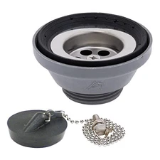 1-1/2" Straight Drain Ambassador Marine S01-0104-UP-R