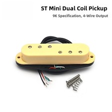 For Mini Electric Guitar Humbucker Pickup 52mm Size 9K Output Black