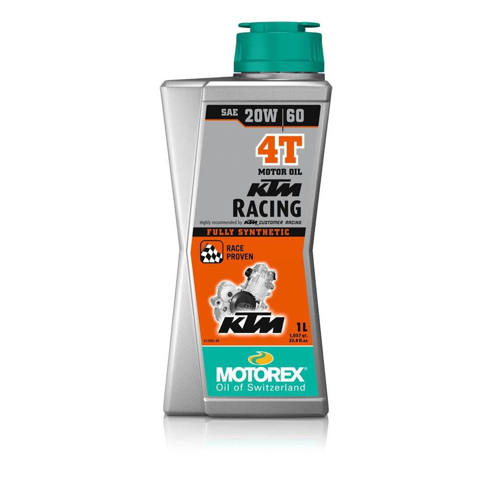 Motorex Motorcycle Fully Synthetic KTM Racing 20W/60 4T Engine Oil 1 Ltrs - Image 2