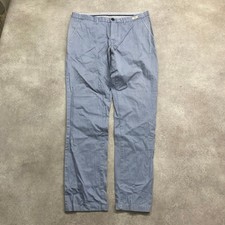 Tommy Hilfiger Chinos Mens 36" Authentic Chino Straight Leg Cotton, Grey