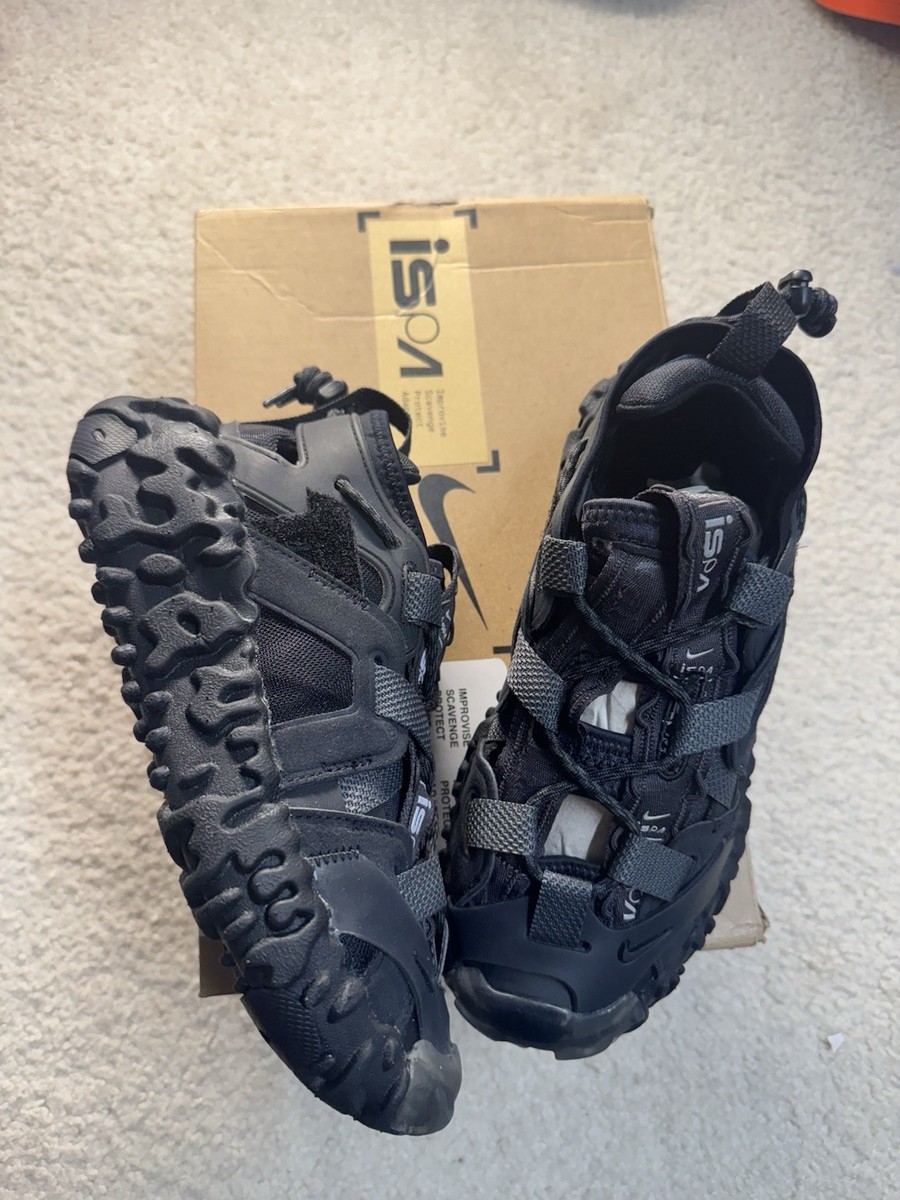 NEW Nike ISPA Overreact Black Sandals Shoes Men's 4 Women's 5.5 | eBay