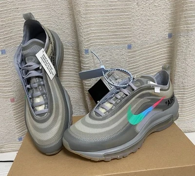 Baskets Off-White x Nike Air Max 97 Grey US 7,5 neuves jamais portées - Photo 1/4