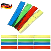 24 StüCk Farbiges Lineal, 15 Cm 6 Zoll Gerades Lineal Mit Zentimetern Und Zoll P