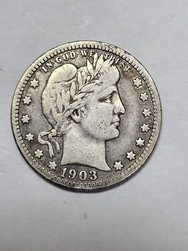 1903 O Barber Quarter FULL LIBERTY !