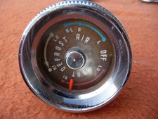 Nice Used   1958  Edsel Original dash heater control W/ Bezel FoMoCo  58 Edsel