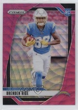 2024 Panini Prizm Rookies Pink Wave Prizm Brenden Rice #313 xl6