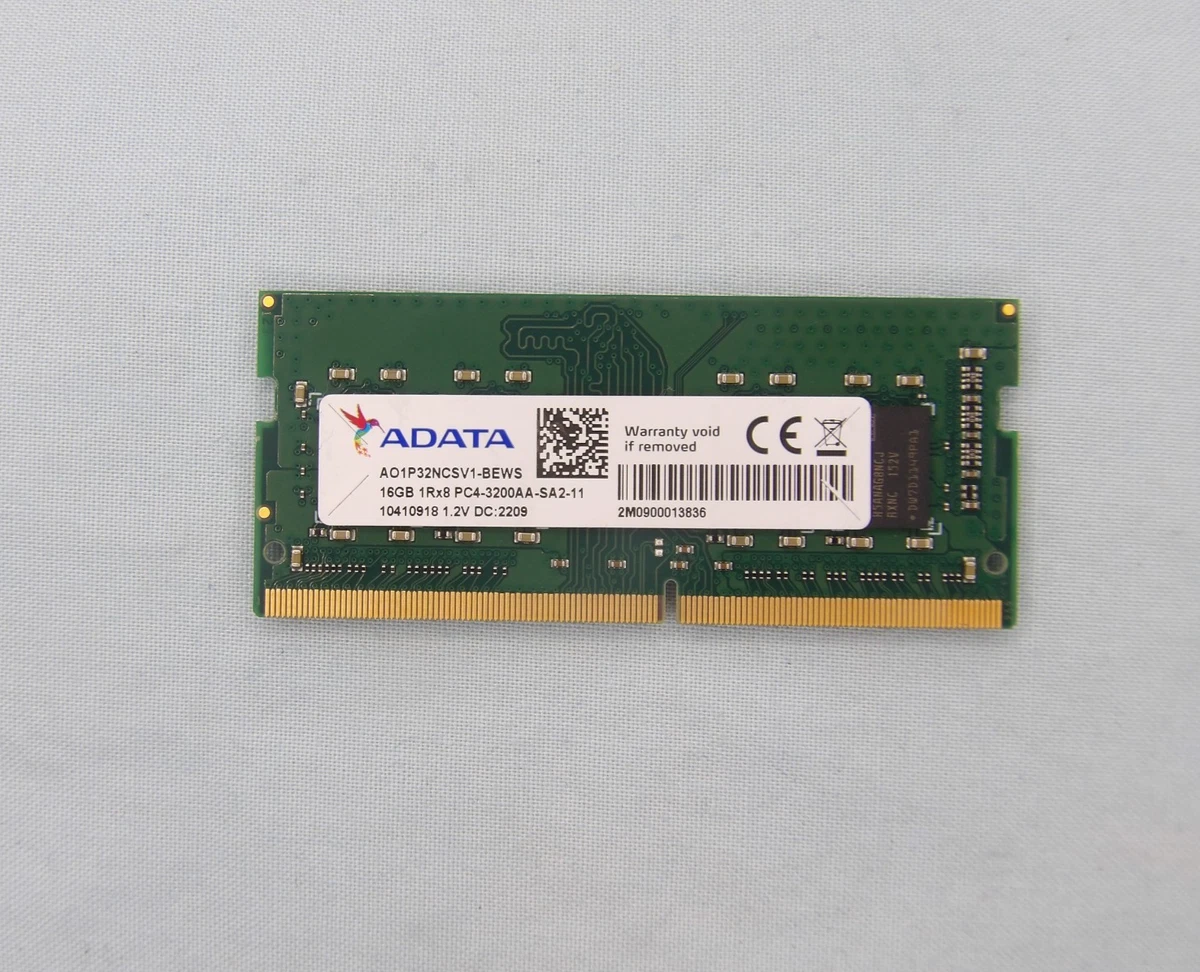 ADATA DDR4 SDRAM 16 GB Capacity per Module Memory (RAM) for sale