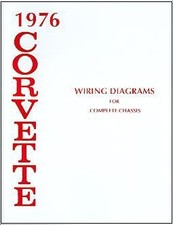 1976  76  Corvette Wiring Diagram Manual