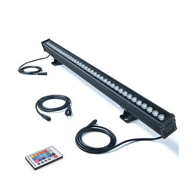 Wall Washer Light, 144W RGBW Linkable Linear Wall Washer Light with Remote Co...