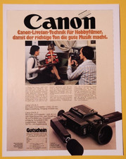 28. Canon 514 XL-S Fotocamera a Pellicola Canosound Pubblicità Pubblicità 1978