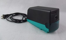 Boston Model 19 Electric Pencil Sharpener Made In USA Black and Teal Tested