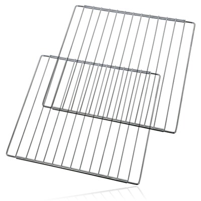 2 x UNIVERSAL verstellbare ausziehbare KÜHL-GEFRIERSCHRANK REGALE 345 - 565 mm