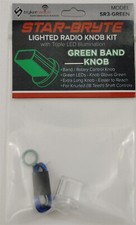 Strykerradios SR3-GREEN Star-Bryte Lighted Radio Knob Kit w/ Triple LED