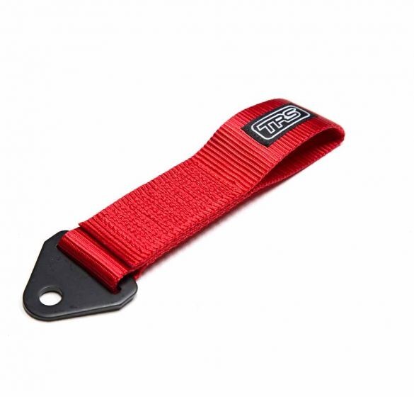 TRS Tow Eye Loop Strap Red Motorsport MSA Approved Race Rally Track Car