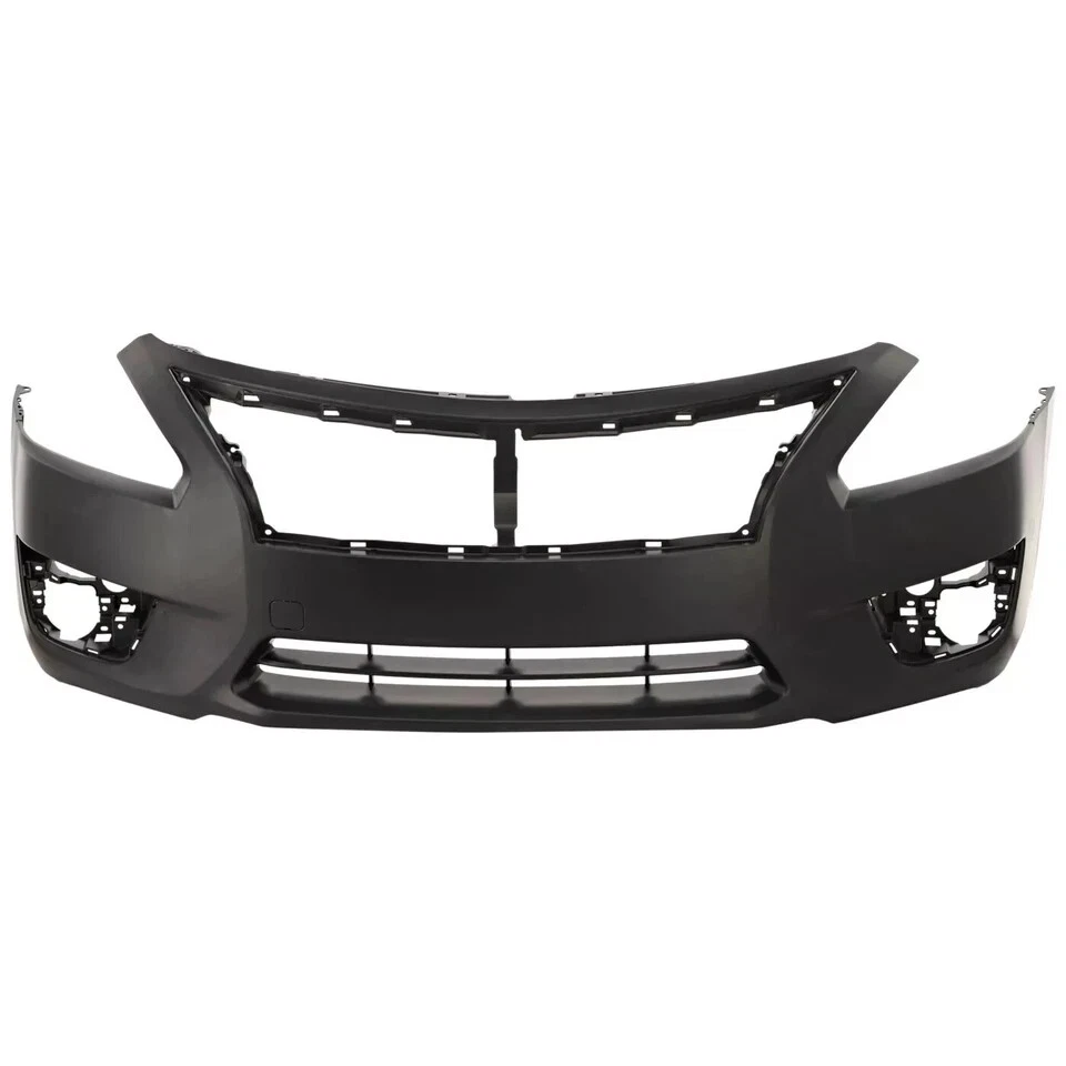 Front Bumper Cover Primed / Fog Lights Assembly Kit For 2013-2015 Nissan Altima - Image 2 of 4