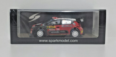 Citroën C3 WRC 10 Winner Catalogne 2018 S.Loeb / D.Elena 1:18