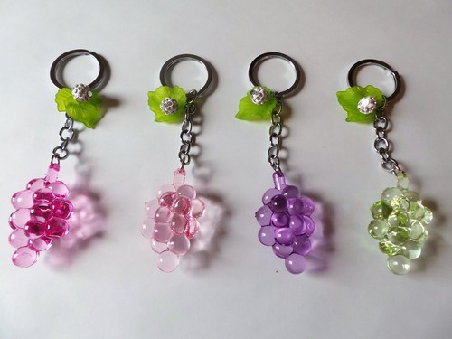 Berry Shambala Keyring Charm Pendant Purse Bag Car Key holder Ring Chain Gift - Picture 8 of 16