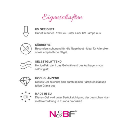 Metallic Farbgel UV Gel Farbe Effektgel 5ml Bronze Treasure Colorgel Braun - Bild 2 von 6