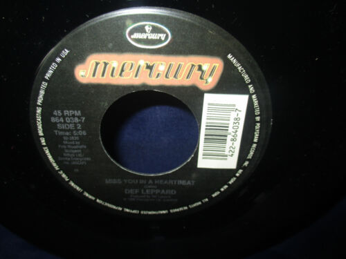 Def Leppard 'Make Love lIke A Man/Miss You In A Heartbeat' JUKEBOX 45 - Foto 3 di 3