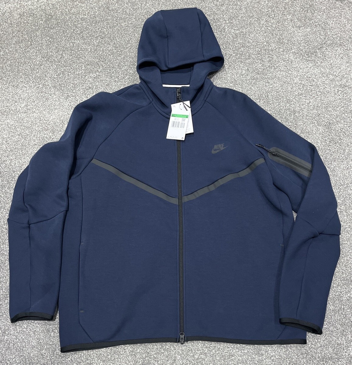 Nike Tech Fleece Windrunner Hoodie Obsidian/Black HV0949 451