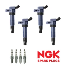 4x Ignition Coil & 4x NGK Iridium Spark Plug fit Kia Sportage 2.4L l4 UF611