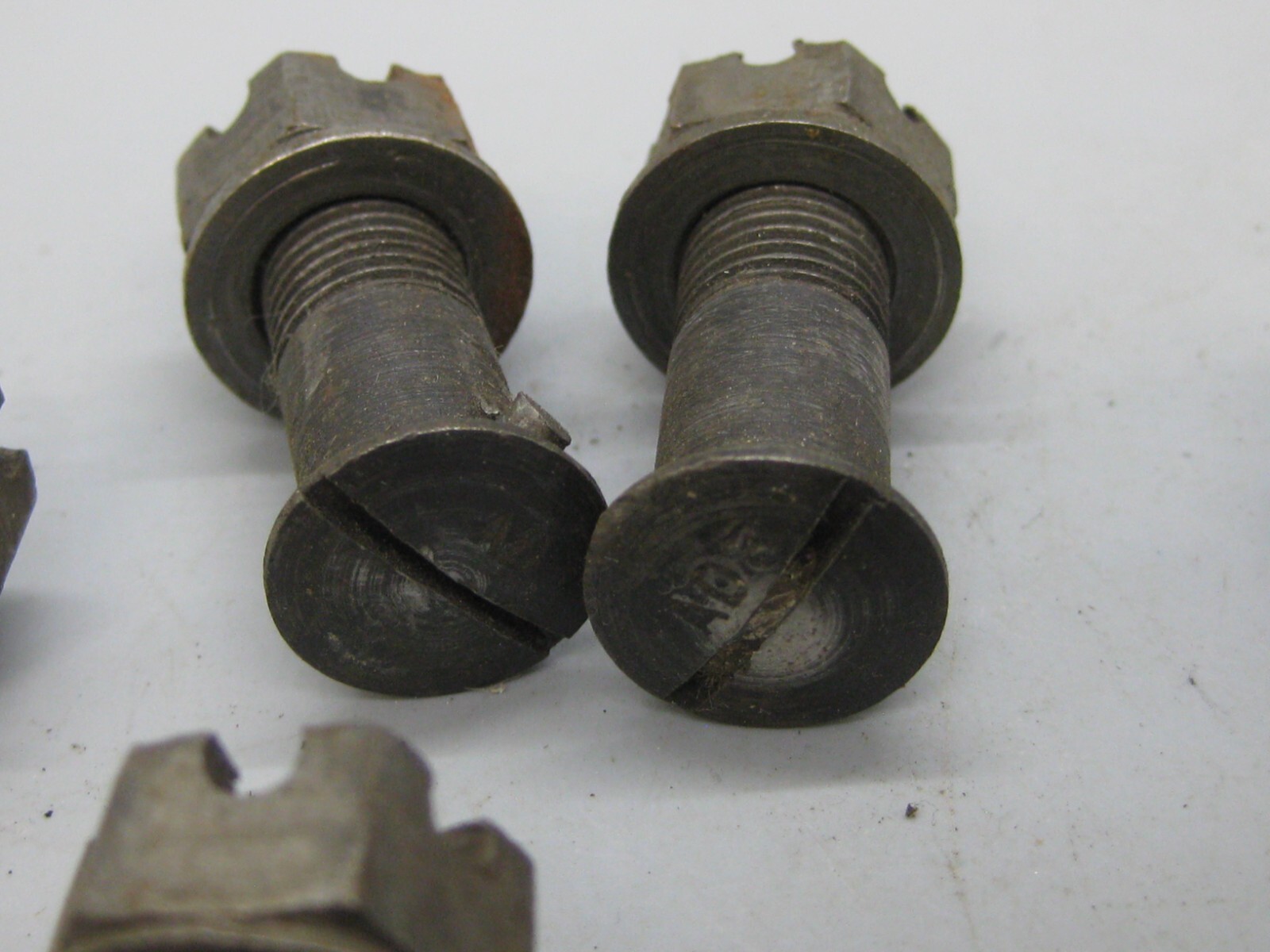 7- 1934-40 PRE WAR BUGATTI T35 TYPE 35 T75 75 FLYWHEEL CRANK BOLTS NUTS OEM!