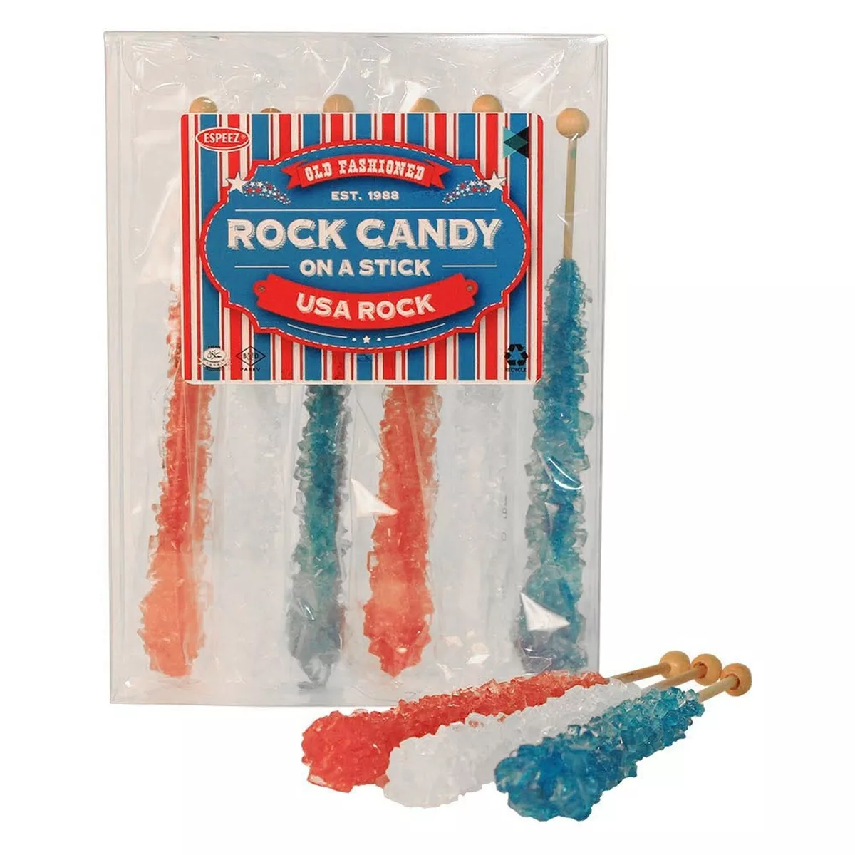 Red, White, and Blue Bulk Candy