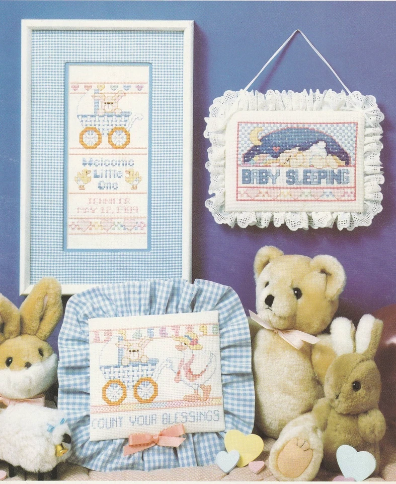 Bunnies 'n Bears, Linda Gillum, Cross Stitch Pattern Leaflet - Image 2 of 2