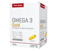 Body Attack Omega 3 Gold 120 Softgel Kapseln 163g (128,16€/Kg)