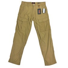 Bass Outdoor Mens All Grounds Cargo Tech Pants, Kelp, 32 size