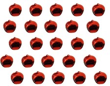 Lot 25 Jumbo Metallic Red Metal Jingle Bells Christmas Craft 45mm 1-3/4" Large