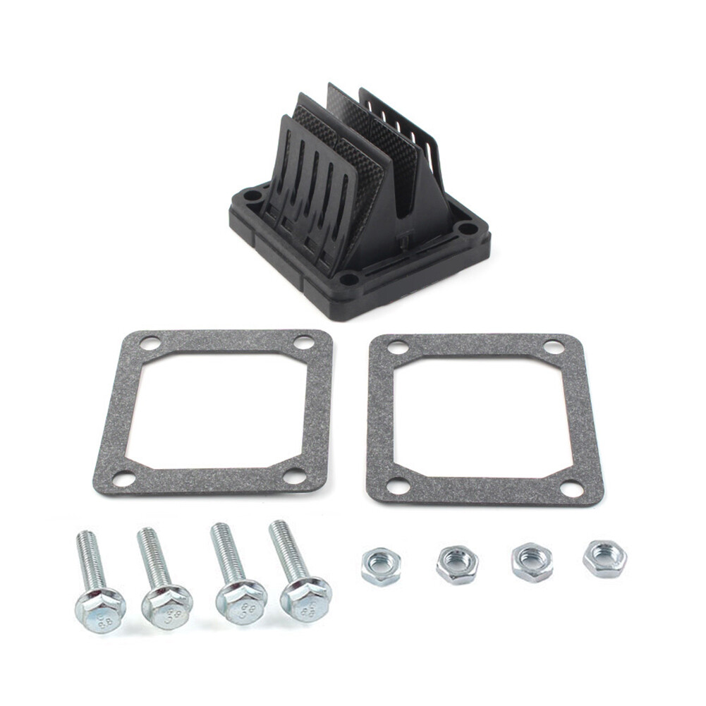 Carbon Fiber Intake Reed Valve W/ Spacers For Yamaha YFZ350 Banshee