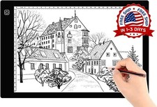 Caja de luz de rastreo A4, tablero trazador de mesa de luz LED port til brillo.