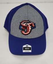 Jacksonville Jumbo Shrimp Minor League Baseball Adjustable Cap Hat Blue Gray
