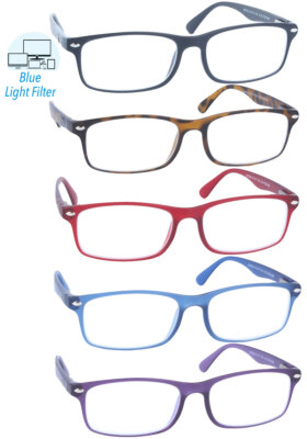 Blue-Blocker Brille BluebreaX-83  ermüdungsfreies Sehen 0,00 bis +3,50 | NEU+OVP