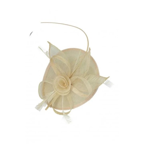 Cappello donna Sinamay fiore fascinatore fascia clip matrimonio donna giorno Royal Ascot - Foto 8 di 16