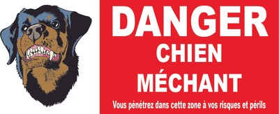 Pancarte Danger Chien Mechant Ebay
